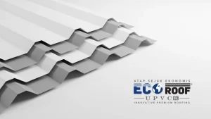 ECOROOF UPVC SINGLE LAYER with logo