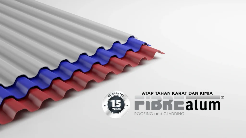 FIBRE ALUM with logo garansi