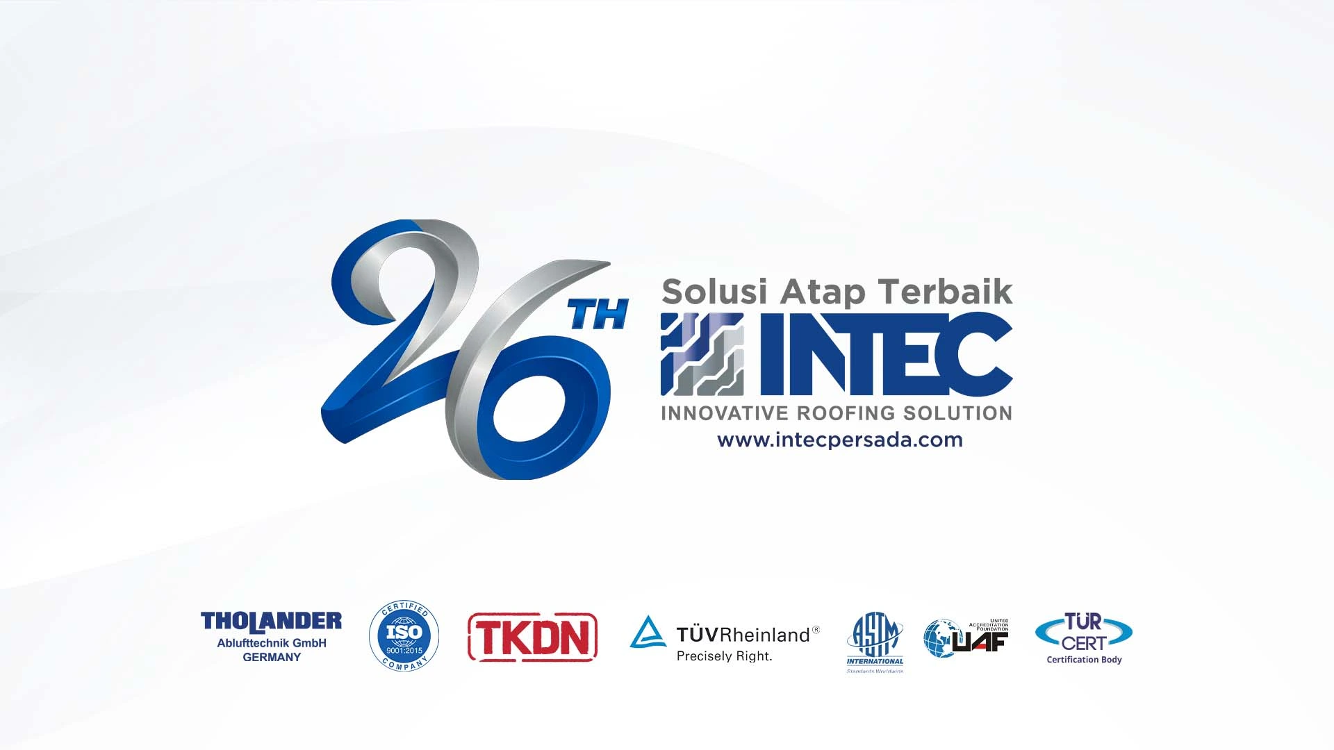 Solusi atap Terbaik Banner Website 26 thn Intec Persada